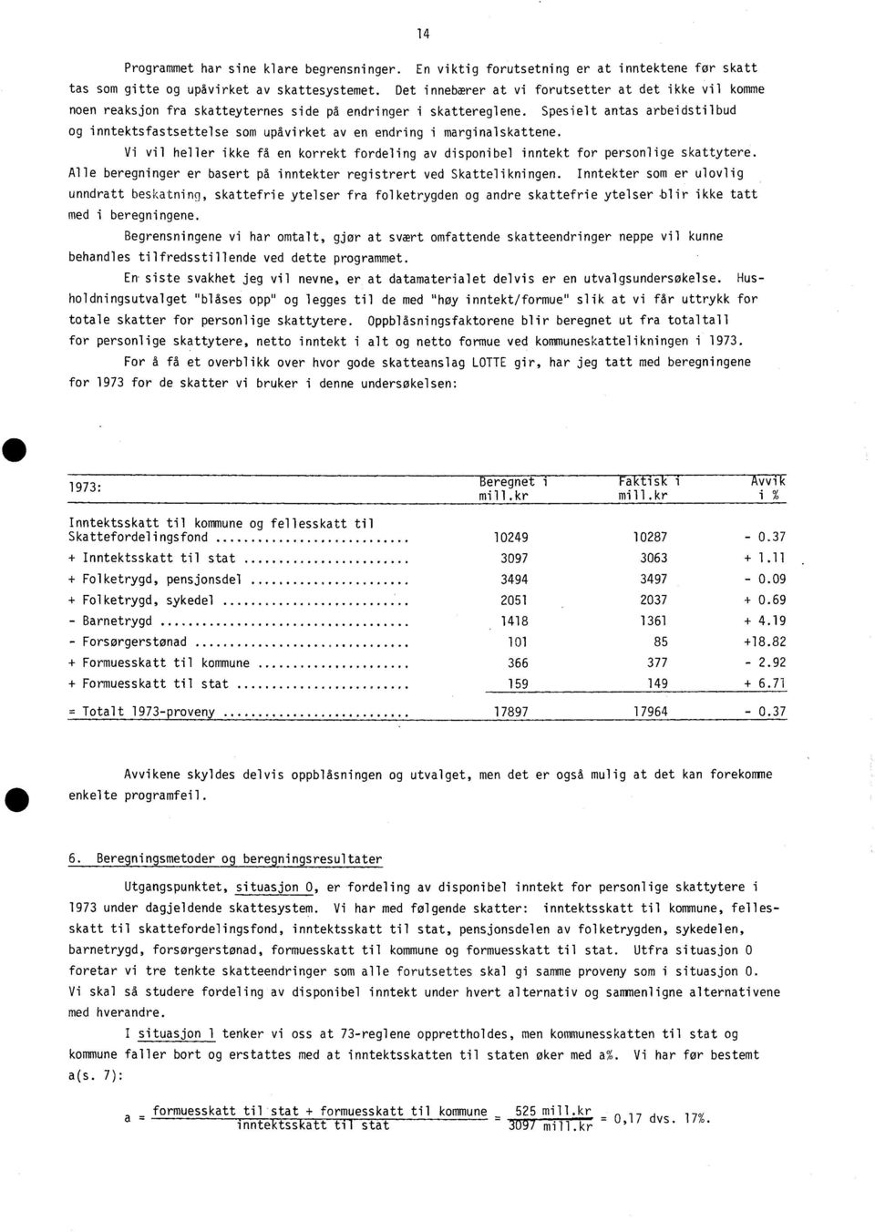 Spesielt antas arbeidstilbud og inntektsfastsettelse som upåvirket av en endring i marginalskattene. Vi vil heller ikke få en korrekt fordeling av disponibel inntekt for personlige skattytere.