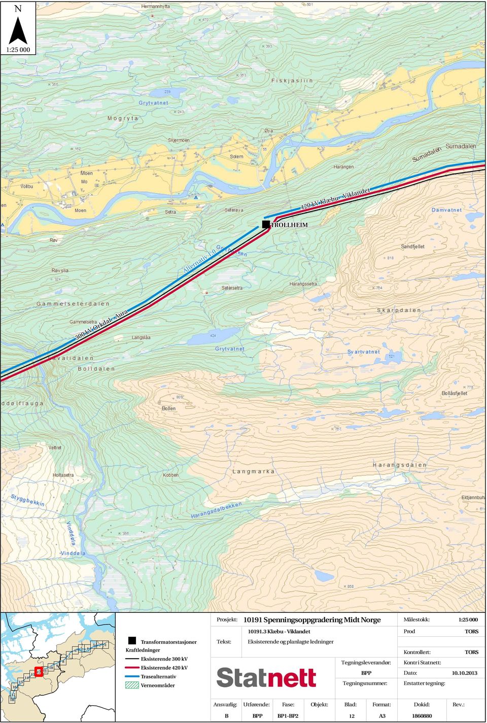 0 00 kv Orkdal - Aura 0 Spenningsoppgradering