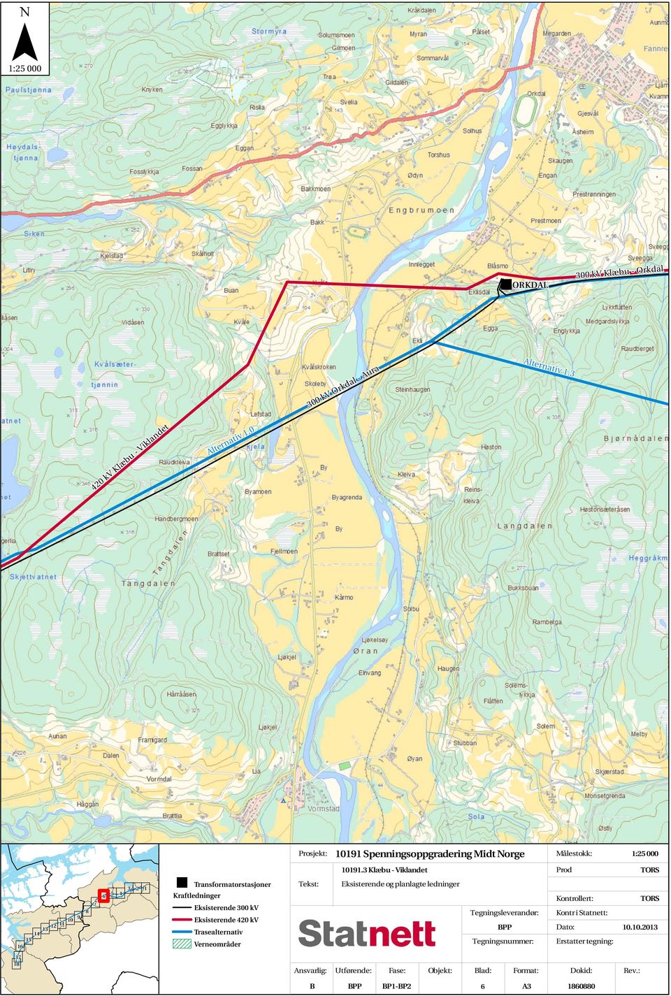 0 0 Spenningsoppgradering Midt Norge Prosjekt: