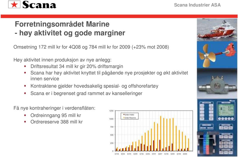 knyttet til pågående nye prosjekter og økt aktivitet innen service Kontraktene gjelder hovedsakelig spesial- og offshorefartøy