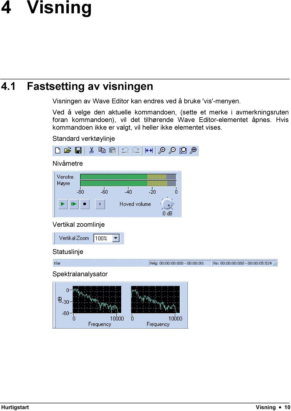 tilhørende Wave Editor-elementet åpnes.