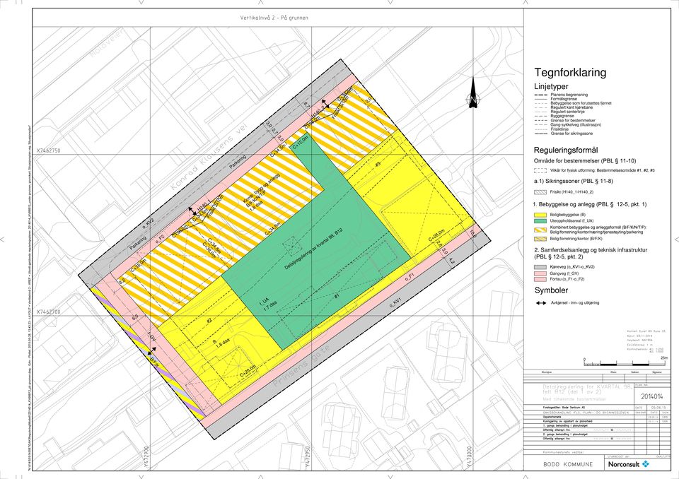 Parkering C+38,0m 6,0 o_kv2 f_gv B/F/K o_f2 C+34,5m Frisikt 3x10m Parkering 3,0 2,7 3,0 Komb. bygg og anlegg B/F/K/N/T/P 1.8 daa C+34,5m C+38,0m C+34,5m C+34,5m C+38,0m B 1.8 daa f_ua 1.