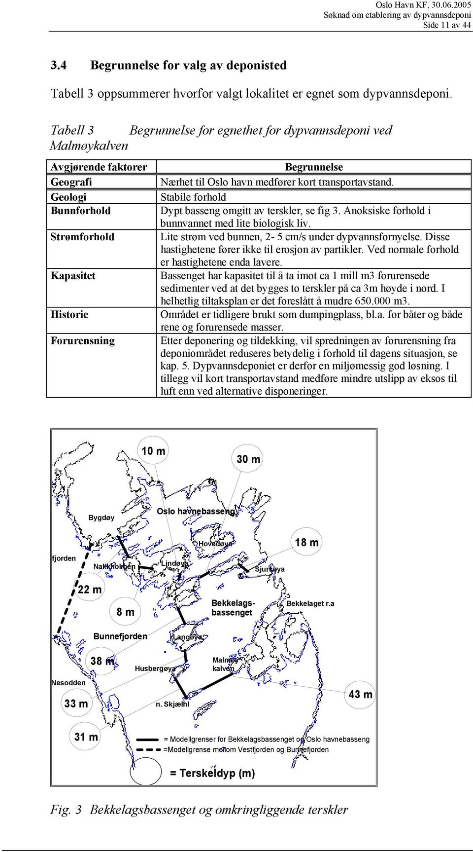 medfører kort transportavstand. Stabile forhold Dypt basseng omgitt av terskler, se fig 3. Anoksiske forhold i bunnvannet med lite biologisk liv.