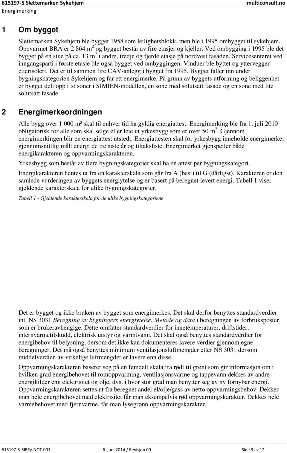 Servicesenteret ved inngangsparti i første etasje ble også bygget ved ombyggingen. Vinduer ble byttet og yttervegger etterisolert. Det er til sammen fire CAV-anlegg i bygget fra 1995.