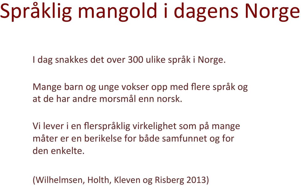 norsk.