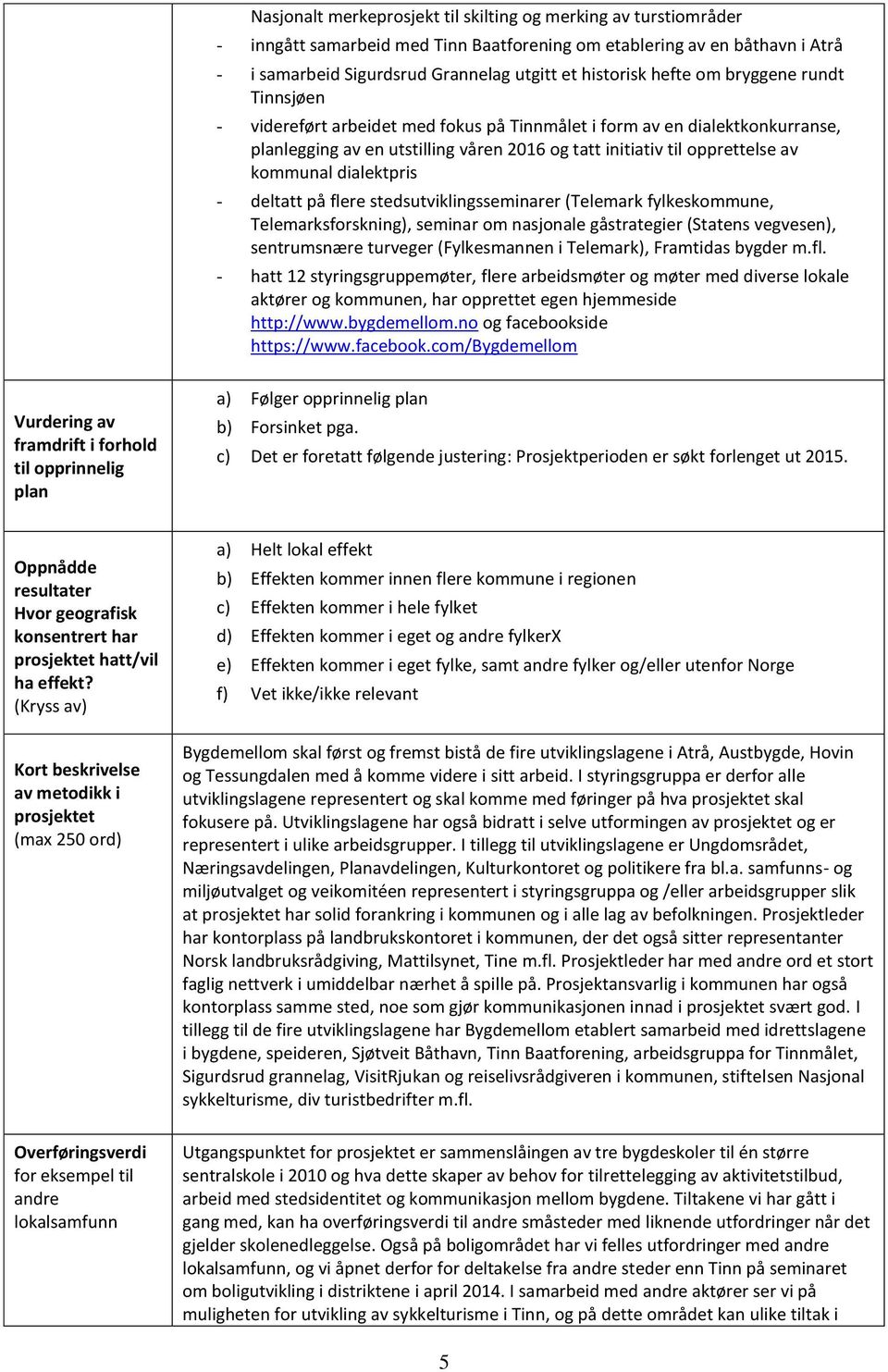 dialektpris - deltatt på flere stedsutviklingsseminarer (Telemark fylkeskommune, Telemarksforskning), seminar om nasjonale gåstrategier (Statens vegvesen), sentrumsnære turveger (Fylkesmannen i