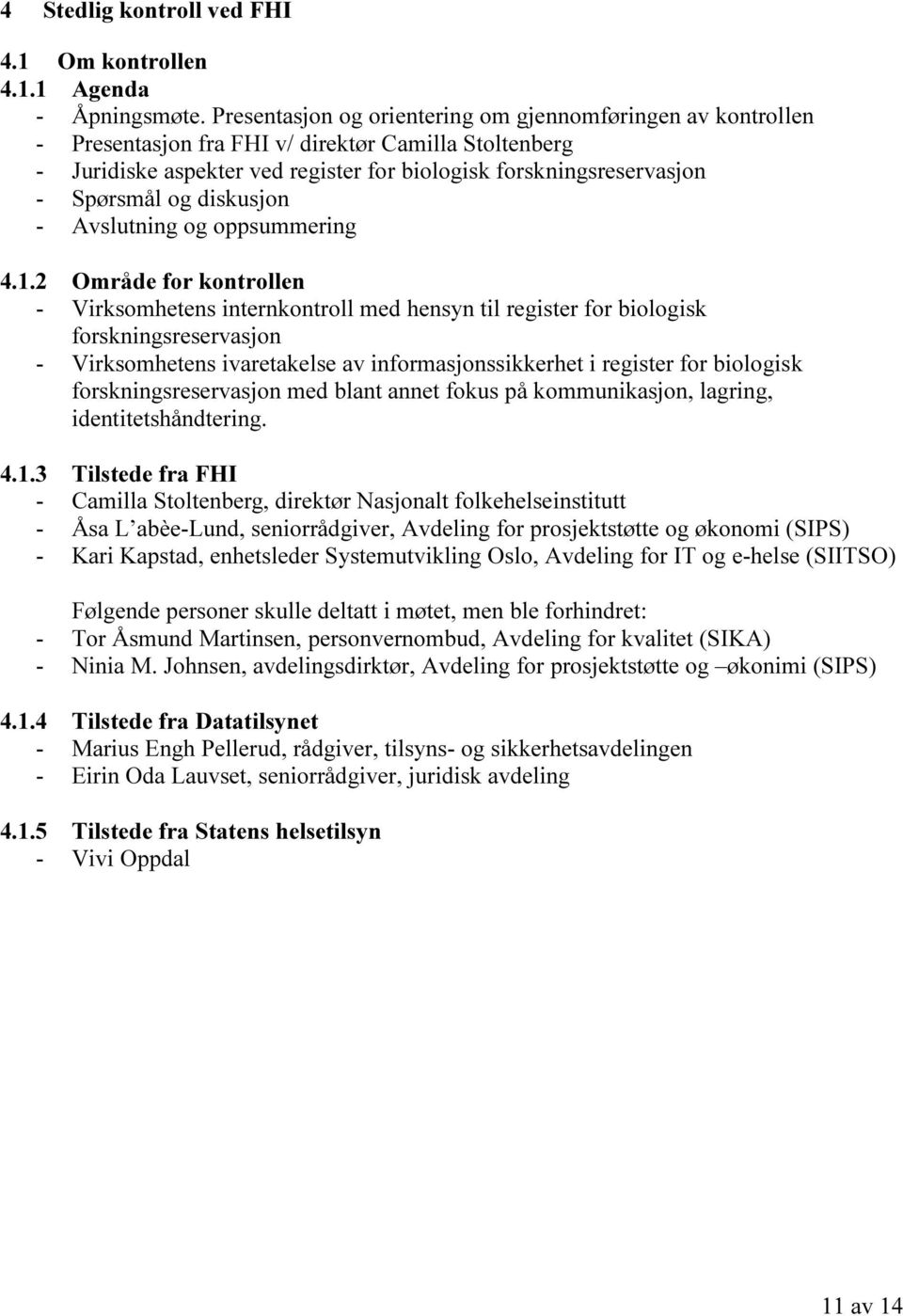 diskusjon - Avslutning og oppsummering 4.1.