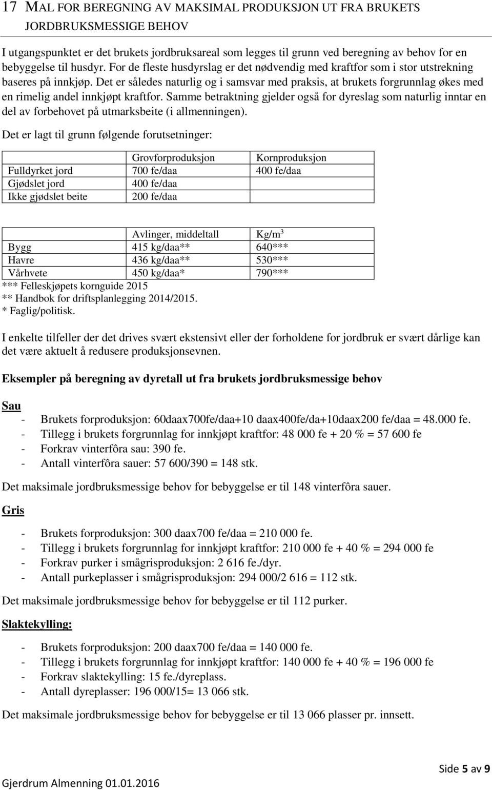 Det er således naturlig og i samsvar med praksis, at brukets forgrunnlag økes med en rimelig andel innkjøpt kraftfor.