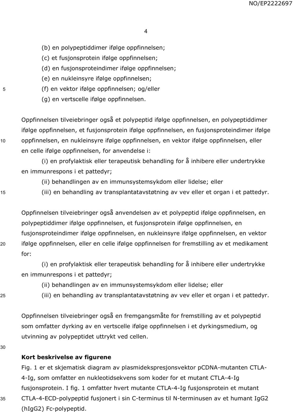 1 Oppfinnelsen tilveiebringer også et polypeptid ifølge oppfinnelsen, en polypeptiddimer ifølge oppfinnelsen, et fusjonsprotein ifølge oppfinnelsen, en fusjonsproteindimer ifølge oppfinnelsen, en