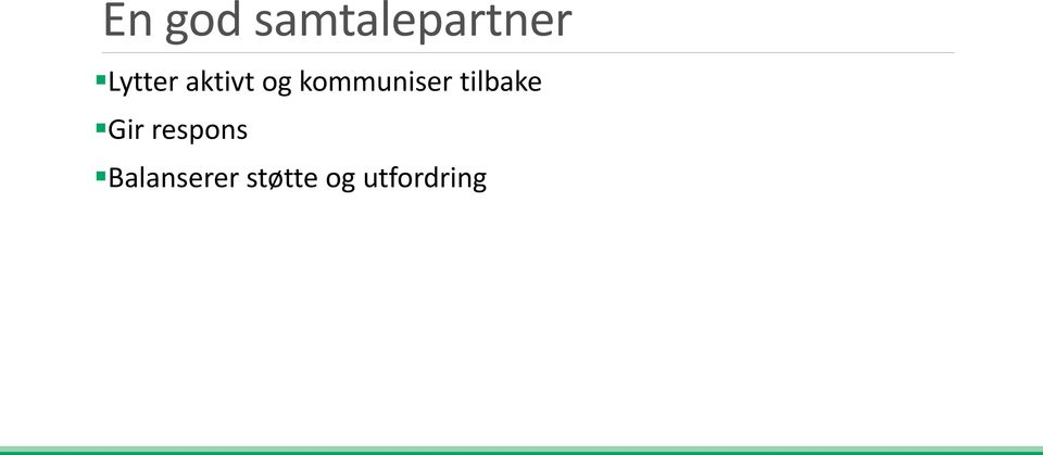 kommuniser tilbake Gir