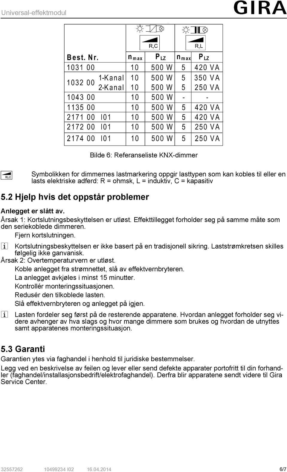 Kortslutnngsbeskyttelsen er kke basert på en tradsjonell skrng. Laststrømkretsen sklles følgelg kke ganvansk. Årsak 2: Overtemperaturvern er utløst.