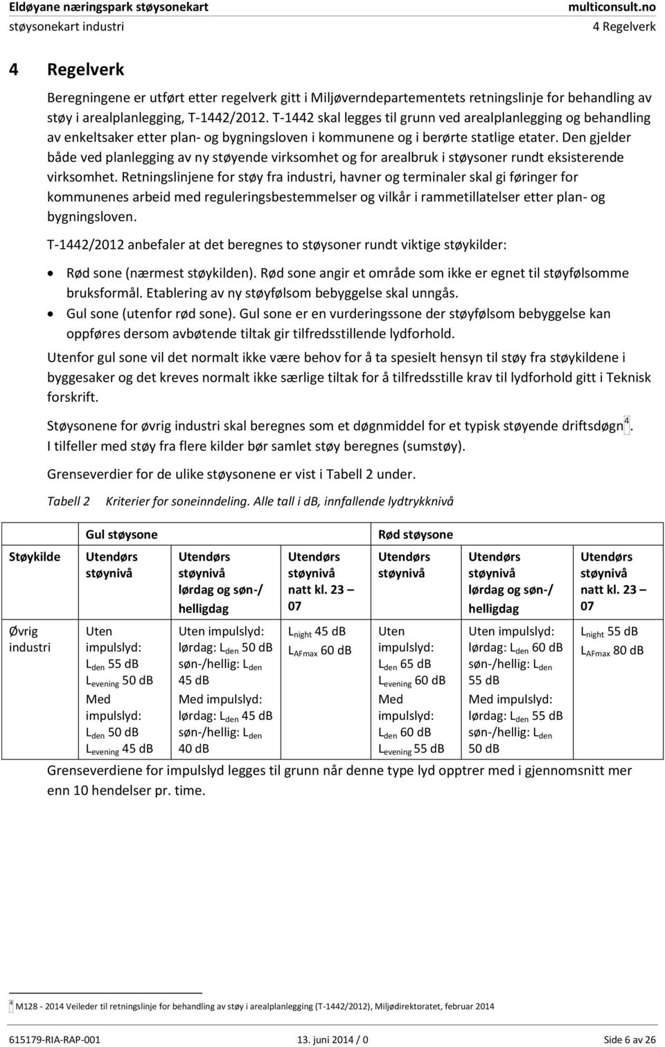 Den gjelder både ved planlegging av ny støyende virksomhet og for arealbruk i støysoner rundt eksisterende virksomhet.