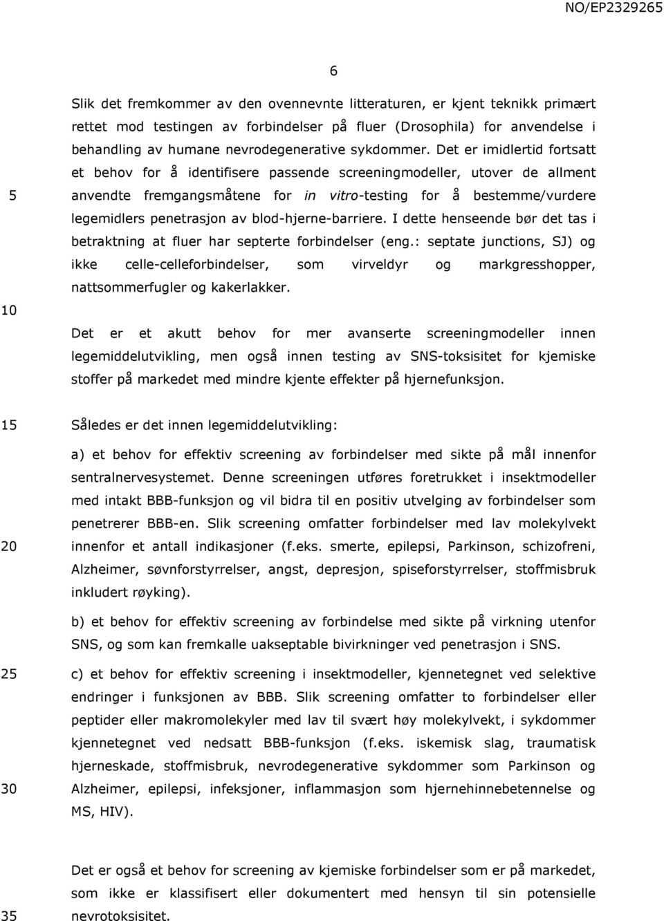 Det er imidlertid fortsatt et behov for å identifisere passende screeningmodeller, utover de allment anvendte fremgangsmåtene for in vitro-testing for å bestemme/vurdere legemidlers penetrasjon av