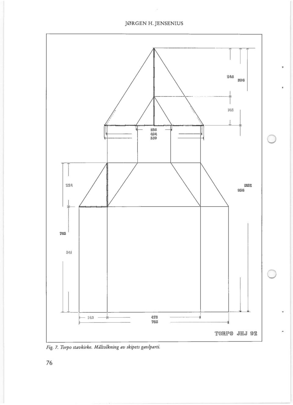 Fig. 7. Trp stavkirke.