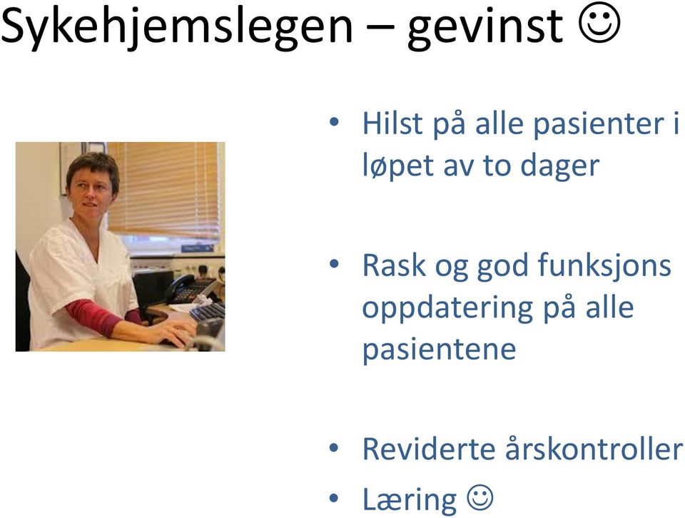 god funksjons oppdatering på alle