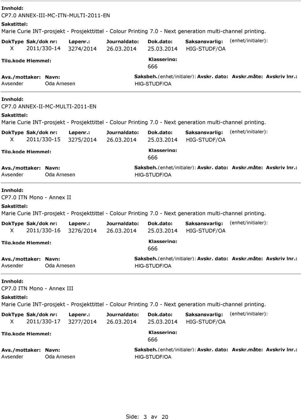 0 ANNE--MC-MLT-2011-EN 2011/330-15 3275/2014 C7.