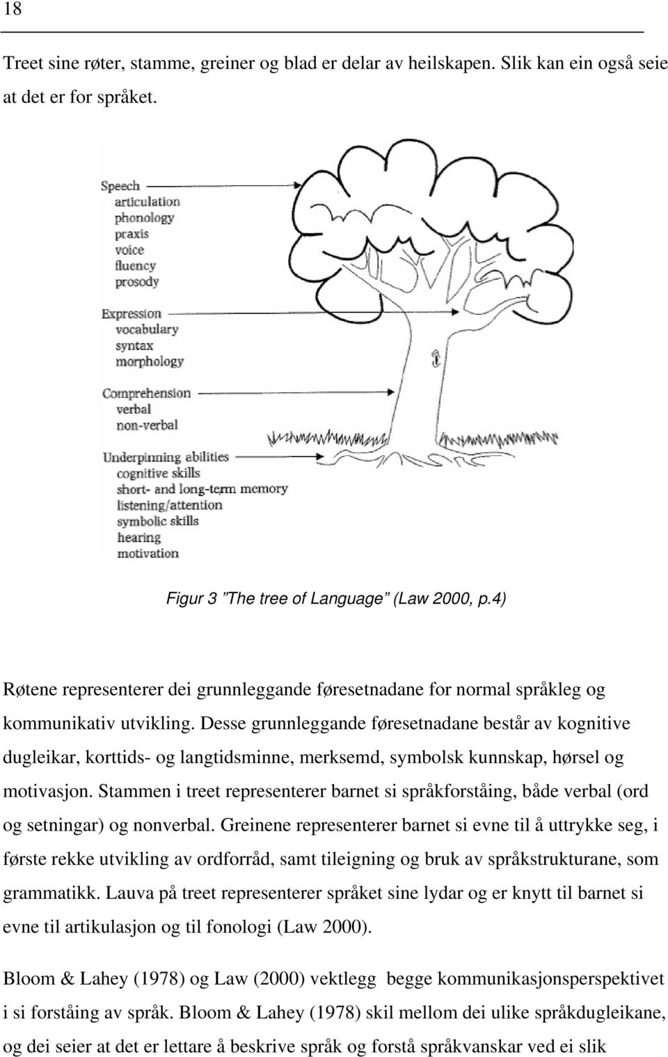 Desse grunnleggande føresetnadane består av kognitive dugleikar, korttids- og langtidsminne, merksemd, symbolsk kunnskap, hørsel og motivasjon.