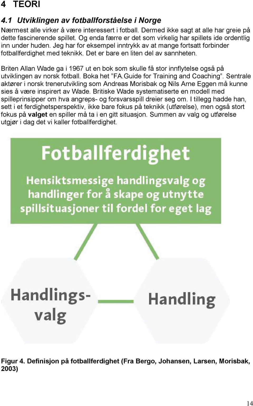 Det er bare en liten del av sannheten. Briten Allan Wade ga i 1967 ut en bok som skulle få stor innflytelse også på utviklingen av norsk fotball. Boka het FA.Guide for Training and Coaching.