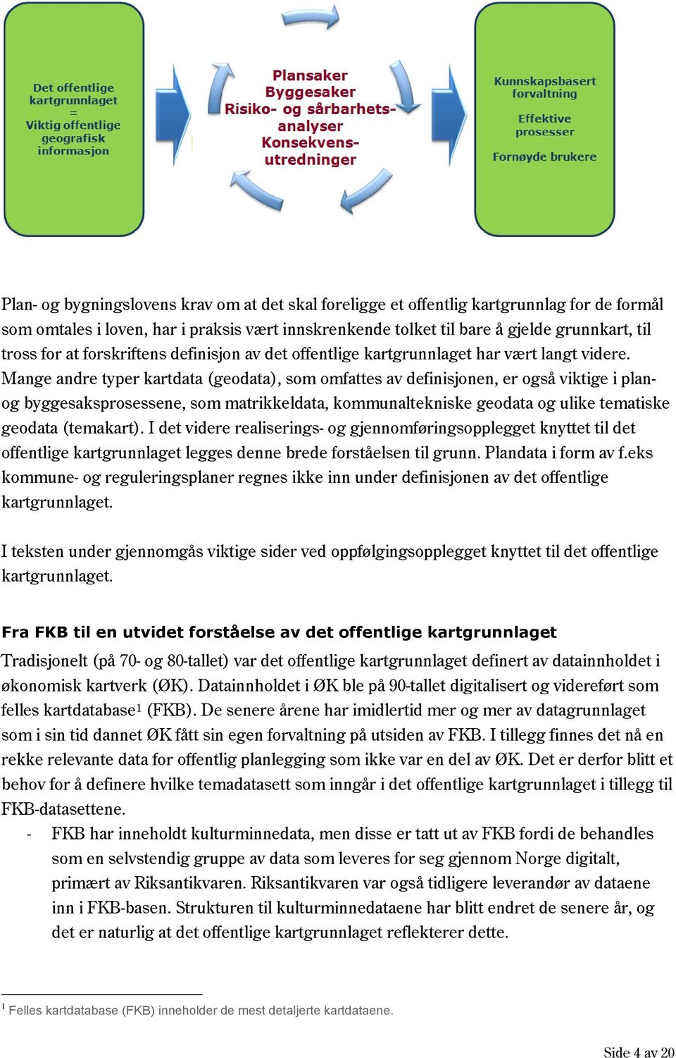 Mange andre typer kartdata (geodata), som omfattes av definisjonen, er også viktige i planog byggesaksprosessene, som matrikkeldata, kommunaltekniske geodata og ulike tematiske geodata (temakart).