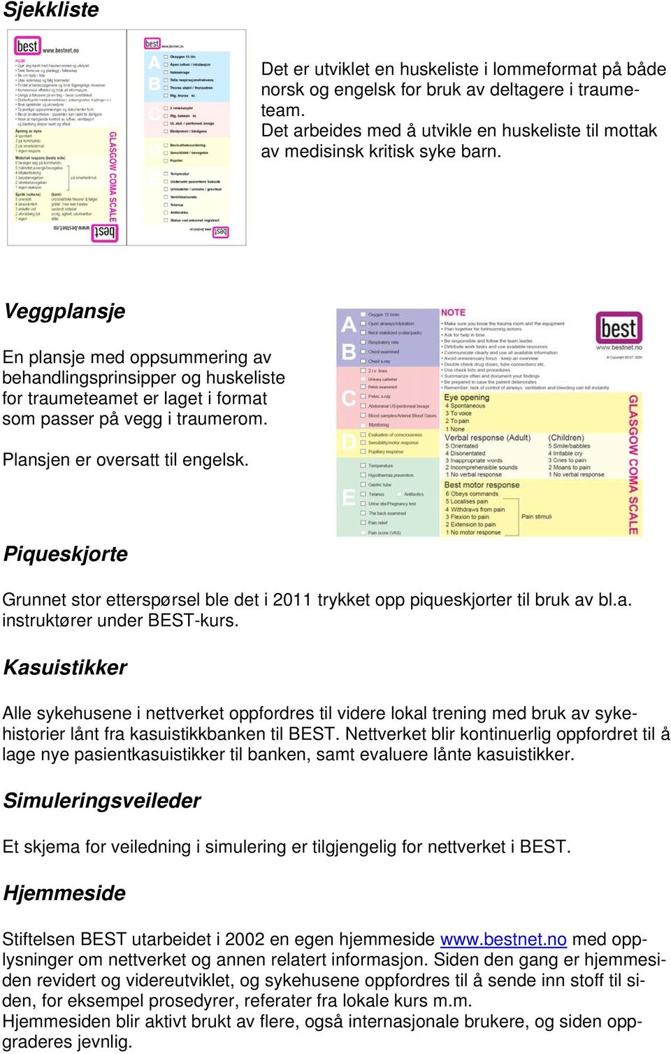 Piqueskjorte Grunnet stor etterspørsel ble det i 2011 trykket opp piqueskjorter til bruk av bl.a. instruktører under BEST-kurs.