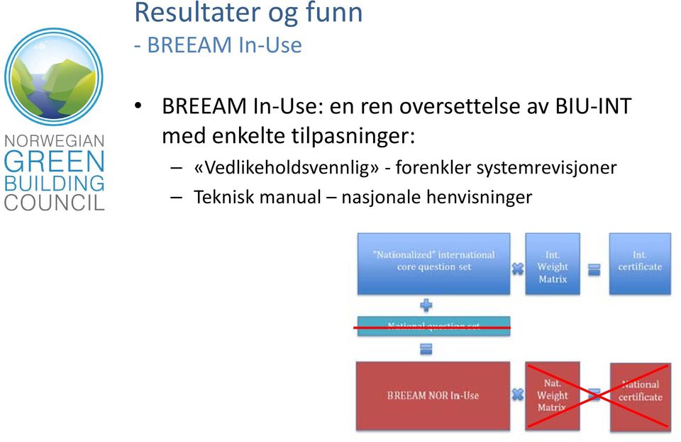 tilpasninger: «Vedlikeholdsvennlig» forenkler