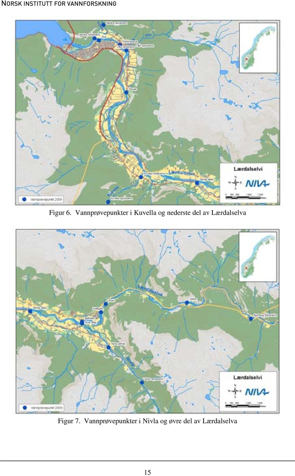 nederste del av Lærdalselva