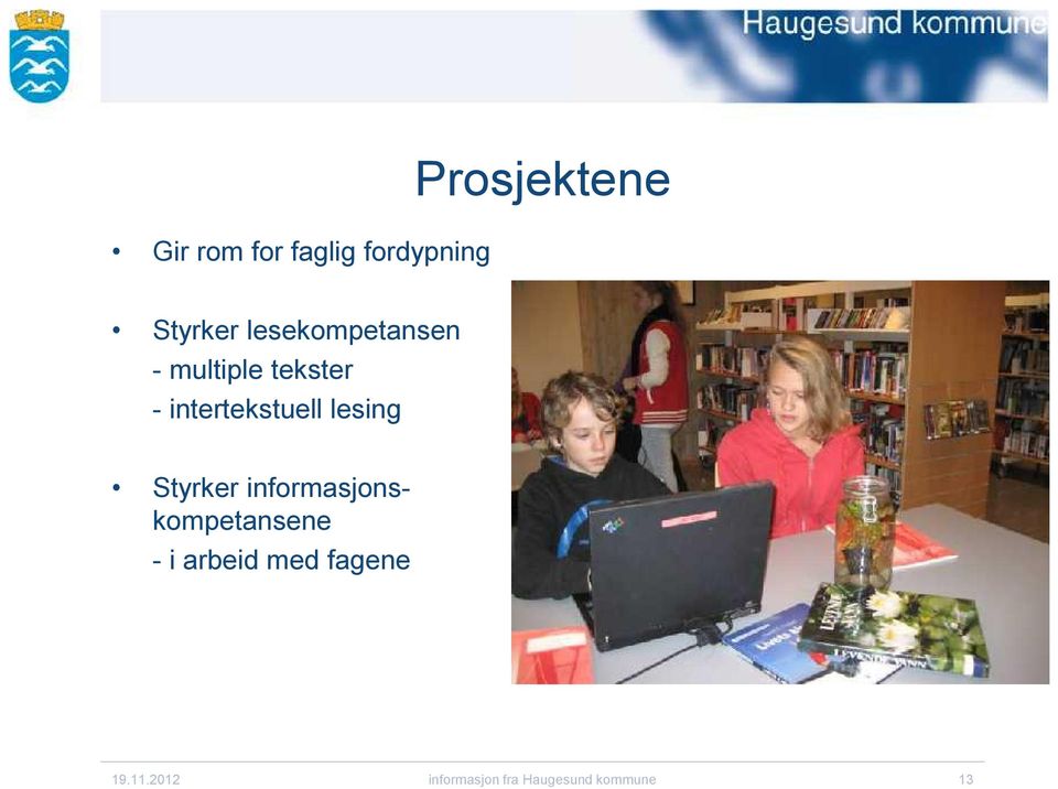 lesing Styrker informasjonskompetansene - i arbeid