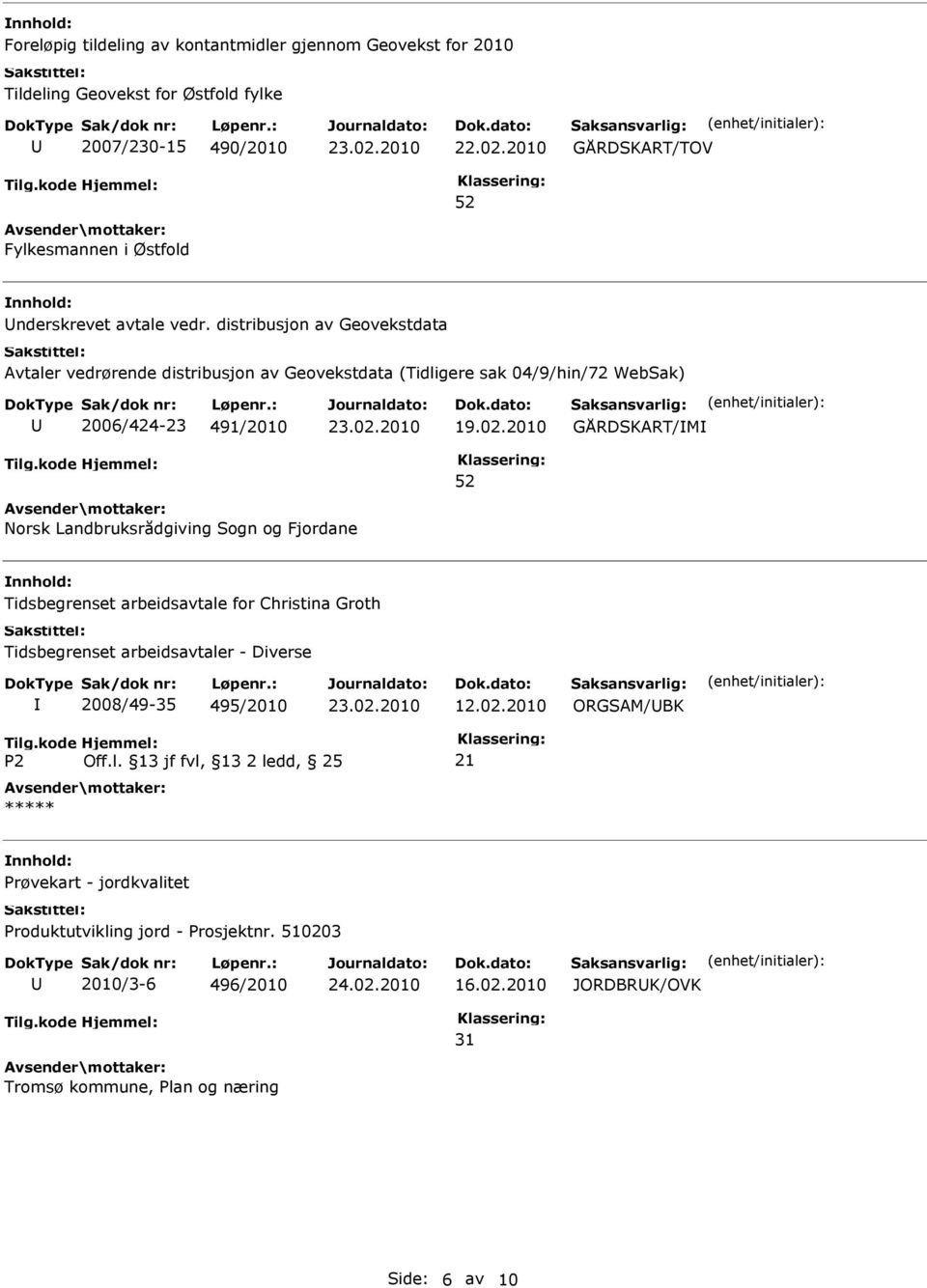 distribusjon av Geovekstdata Avtaler vedrørende distribusjon av Geovekstdata (Tidligere sak 04/9/hin/72 WebSak) 2006/424-23 491/2010 19.02.