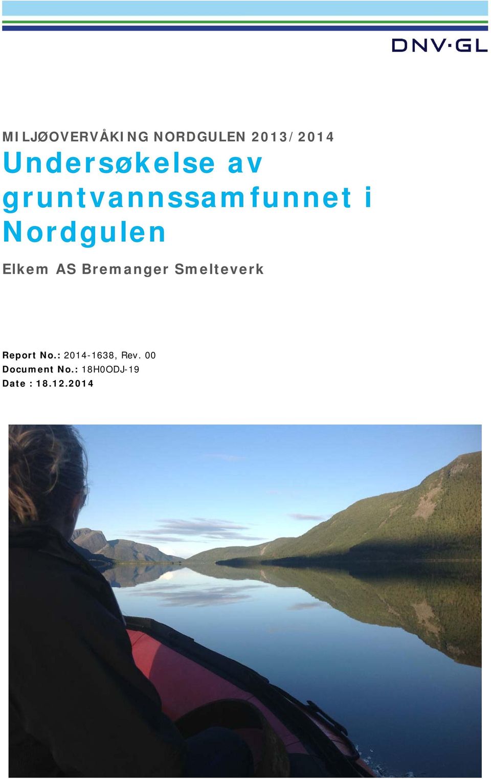 Nordgulen Elkem AS Bremanger Smelteverk Report