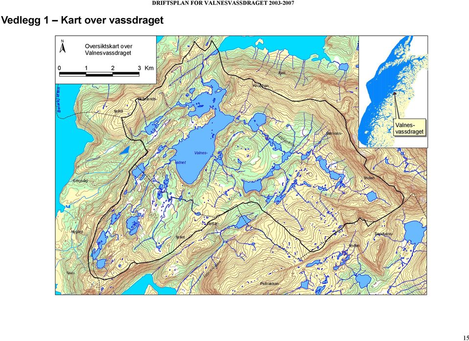 Fjell Beiarkj ef tindan Valnesvassdraget Falkflågdalen Å Ertenvåg Skånlandsfjellet