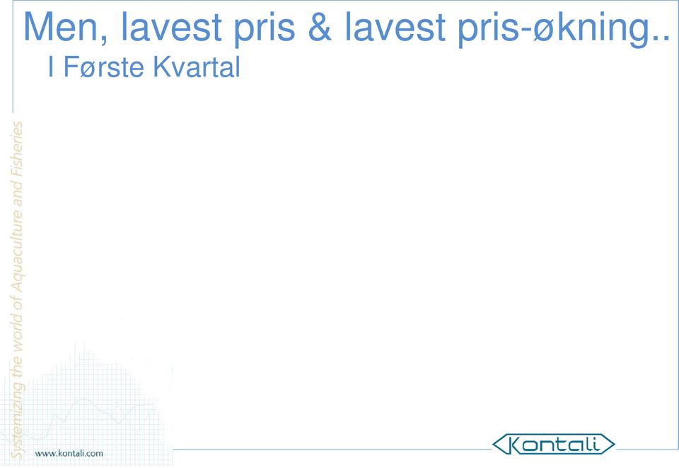 . I Første Kvartal