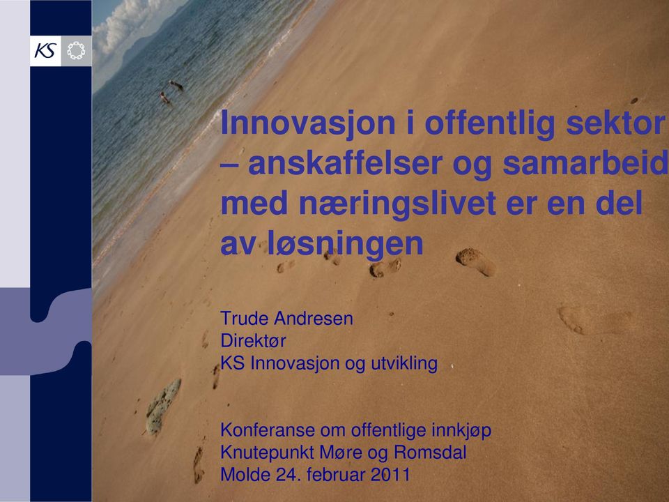 Direktør KS Innovasjon og utvikling Konferanse om