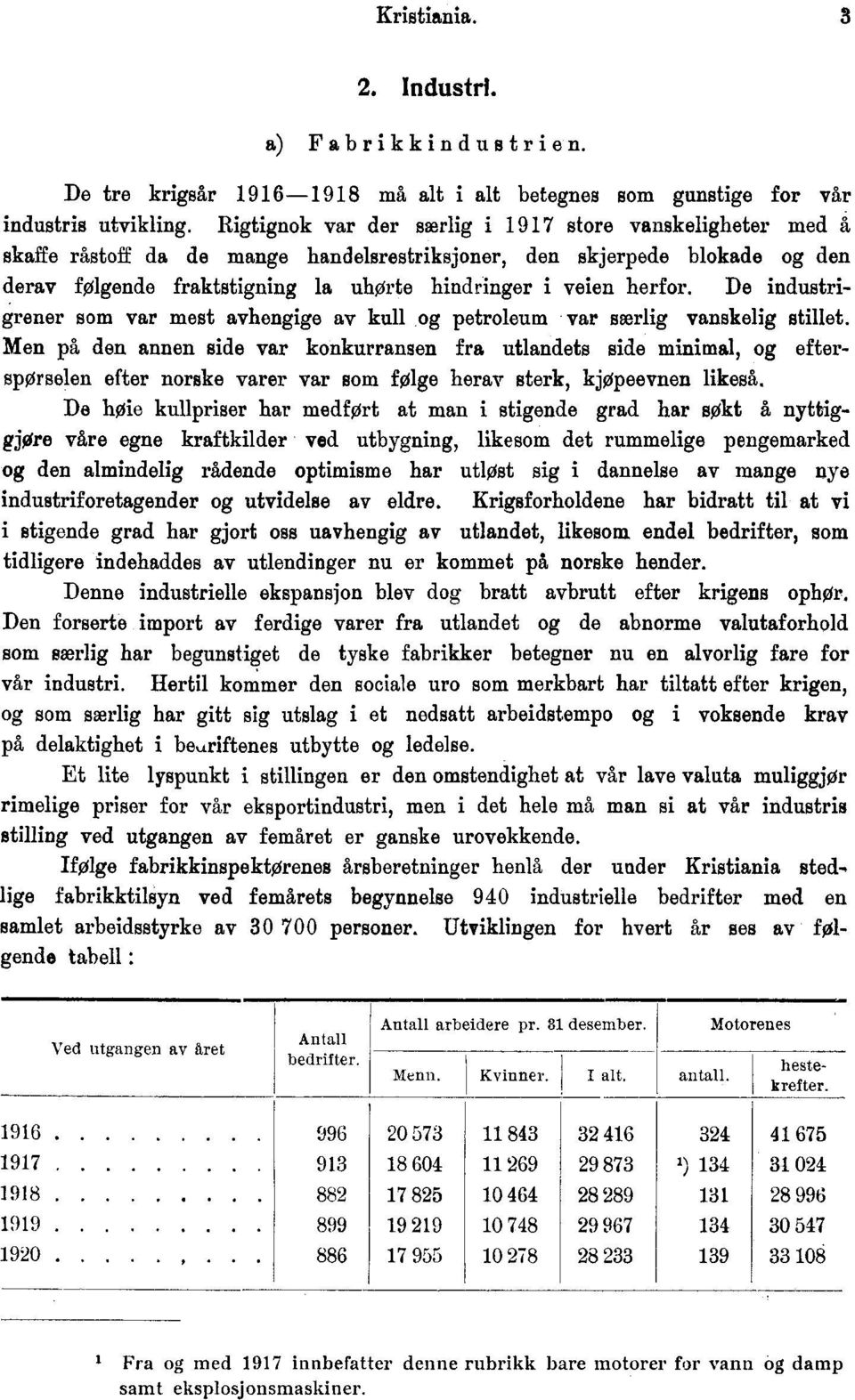 herfor. De industrigrener som var mest avhengige av kull og petroleum var særlig vanskelig stillet.