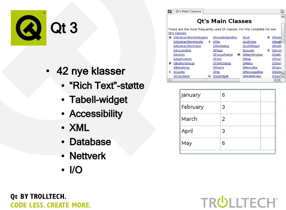 Tabell-widget