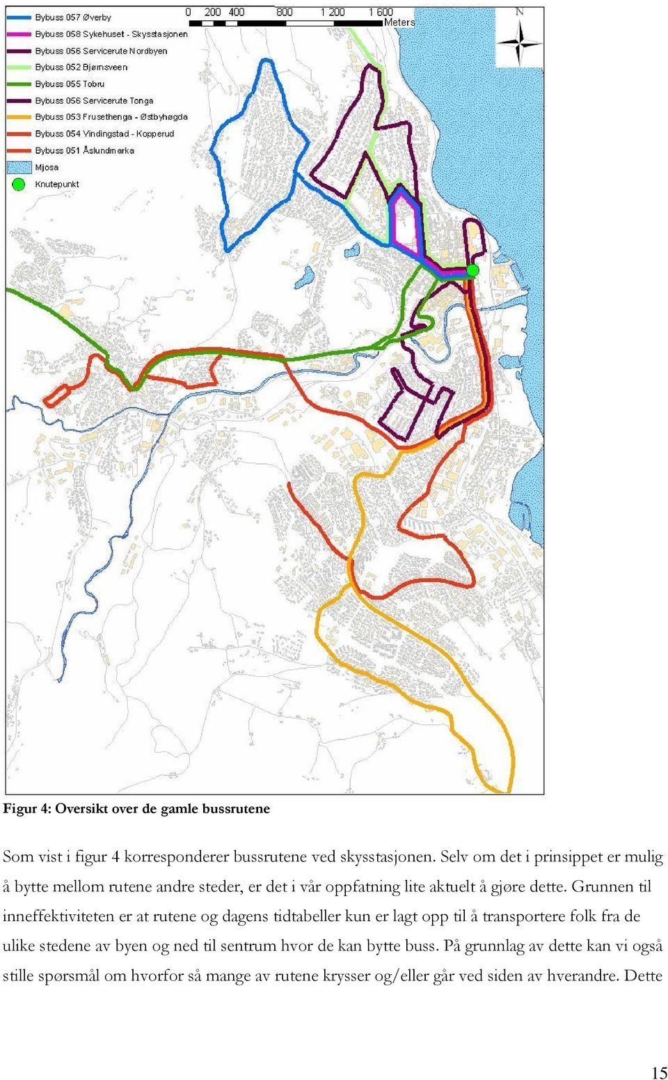 Grunnen til inneffektiviteten er at rutene og dagens tidtabeller kun er lagt opp til å transportere folk fra de ulike stedene av byen