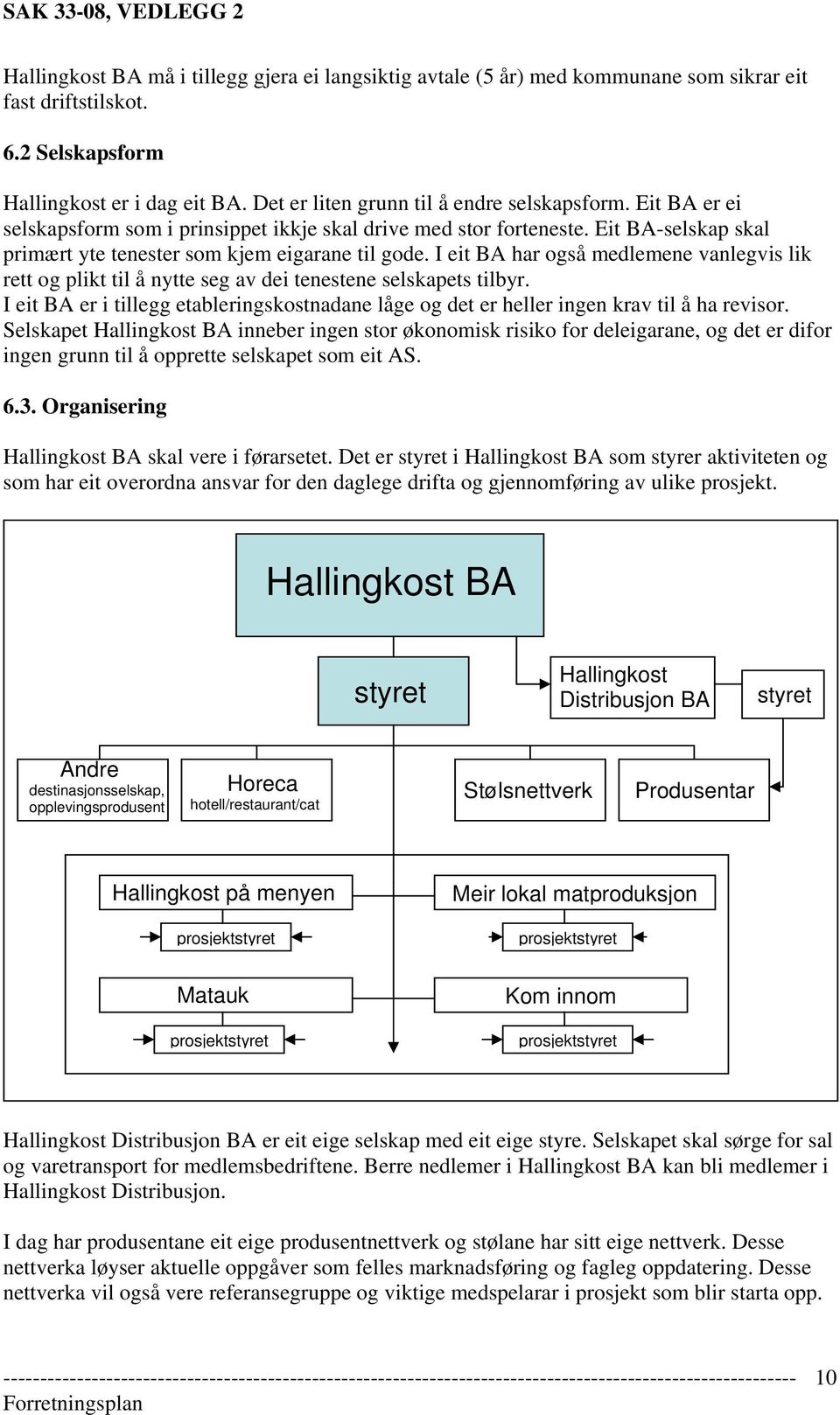 I eit BA har også medlemene vanlegvis lik rett og plikt til å nytte seg av dei tenestene selskapets tilbyr.