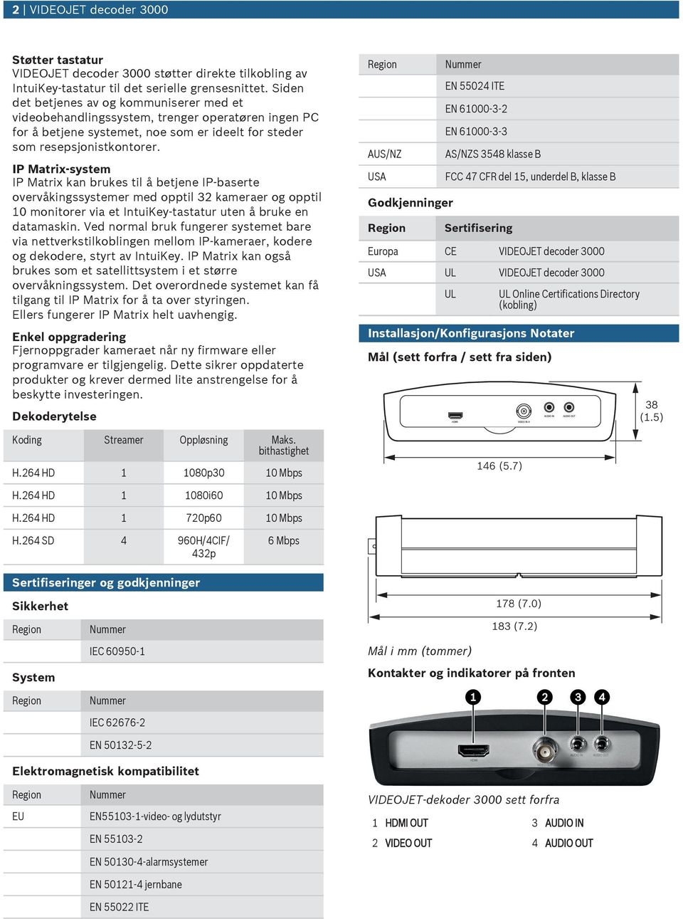 IP Matrix-system IP Matrix kan brkes til å betjene IP-baserte overvåkingssystemer med opptil 32 kameraer og opptil 10 monitorer via et IntiKey-tastatr ten å brke en datamaskin.