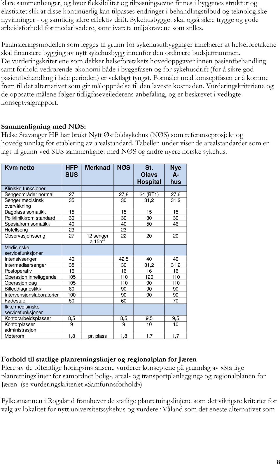 Finansieringsmodellen som legges til grunn for sykehusutbygginger innebærer at helseforetakene skal finansiere bygging av nytt sykehusbygg innenfor den ordinære budsjettrammen.