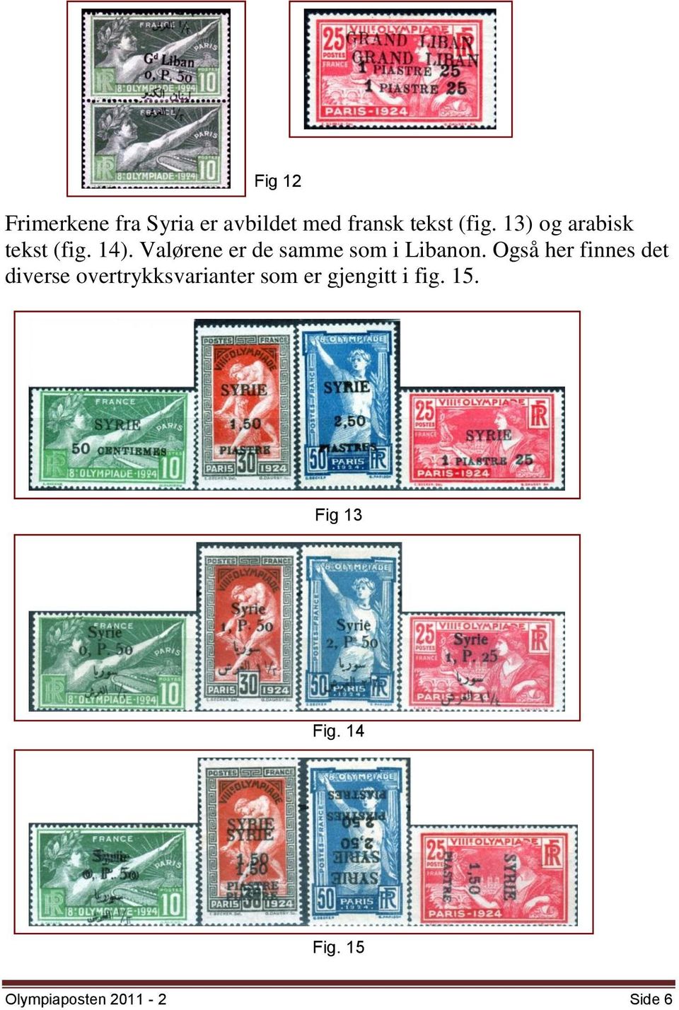 Valørene er de samme som i Libanon.