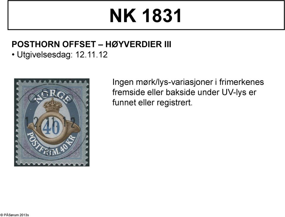 12 Ingen mørk/lys-variasjoner i