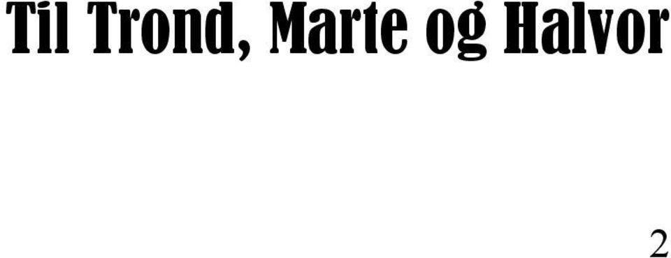 Marte og