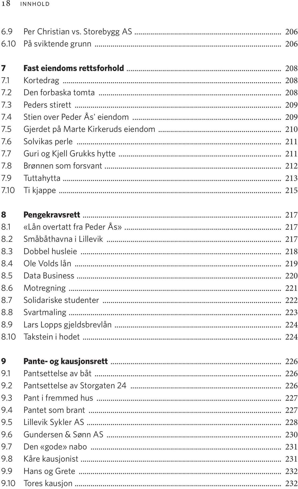 .. 213 7.10 Ti kjappe... 215 8 Pengekravsrett... 217 8.1 «Lån overtatt fra Peder Ås»... 217 8.2 Småbåthavna i Lillevik... 217 8.3 Dobbel husleie... 218 8.4 Ole Volds lån... 219 8.5 Data Business.