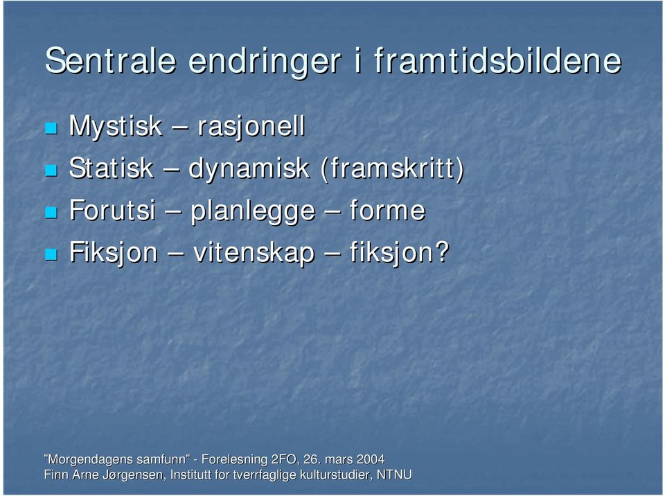 Statisk dynamisk (framskritt)