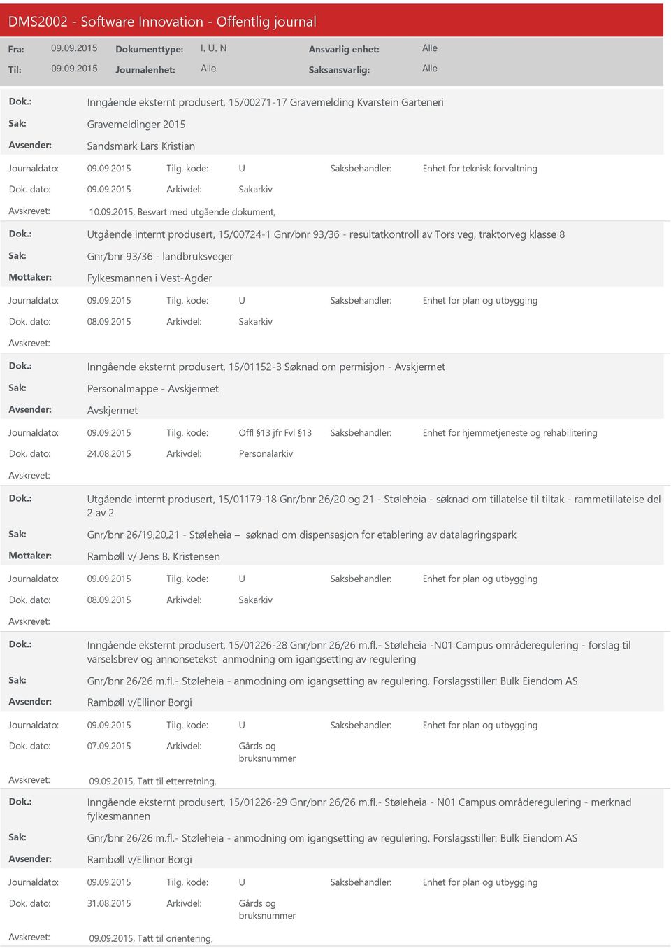 Inngående eksternt produsert, 15/01152-3 Søknad om permisjon - Personalmappe - 24.08.