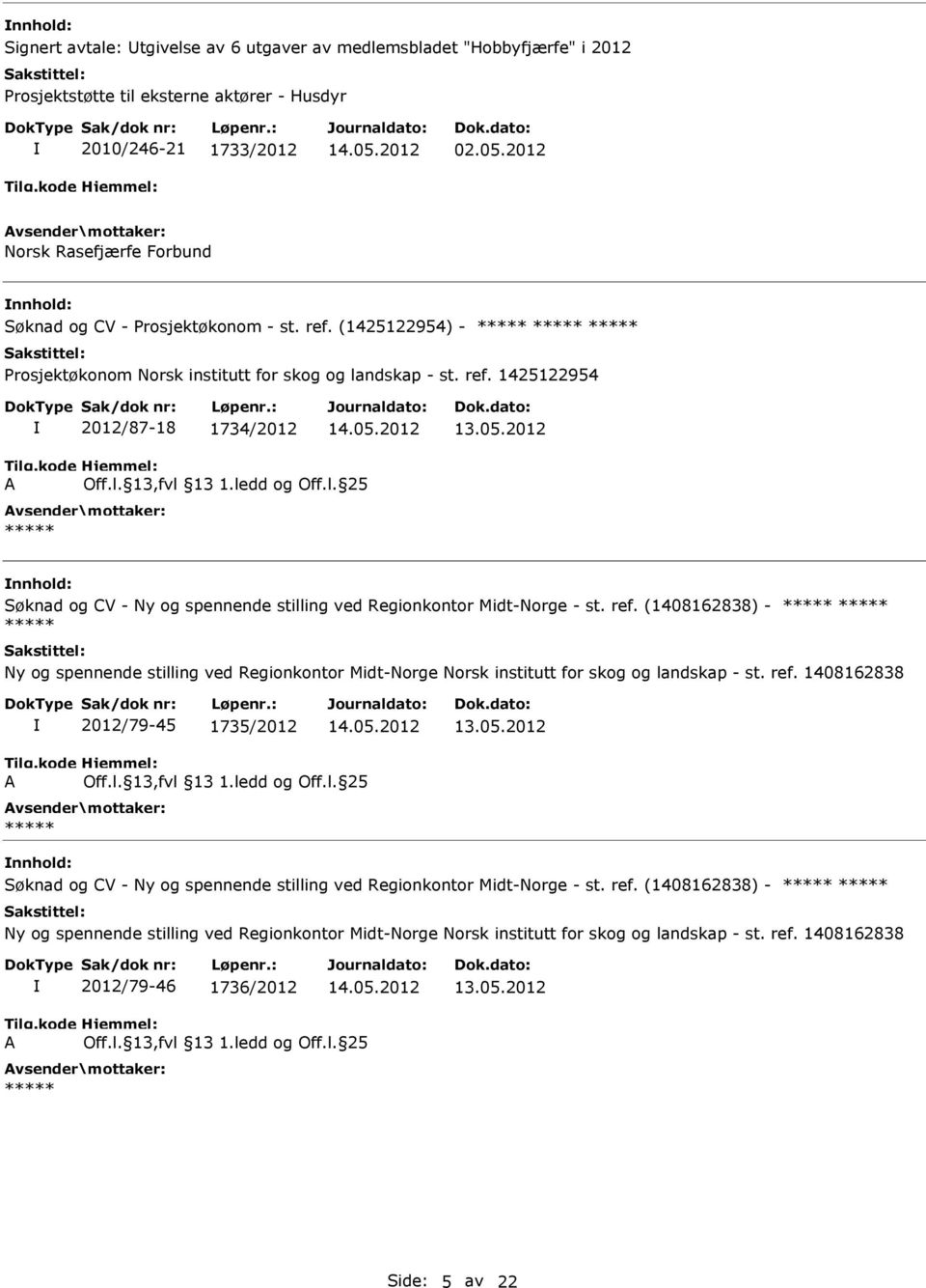 (1425122954) - Prosjektøkonom Norsk institutt for skog og landskap - st. ref.