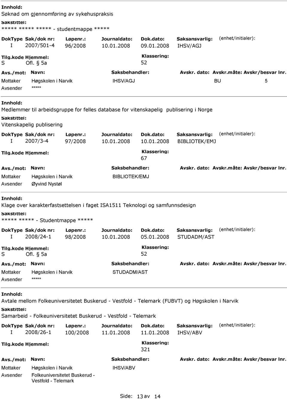 faget A1511 Teknologi og samfunnsdesign - tudentmappe 2008/24-1 98/2008 05.01.