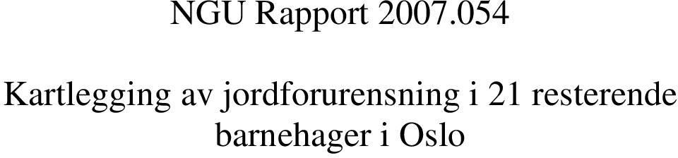 jordforurensning i 21