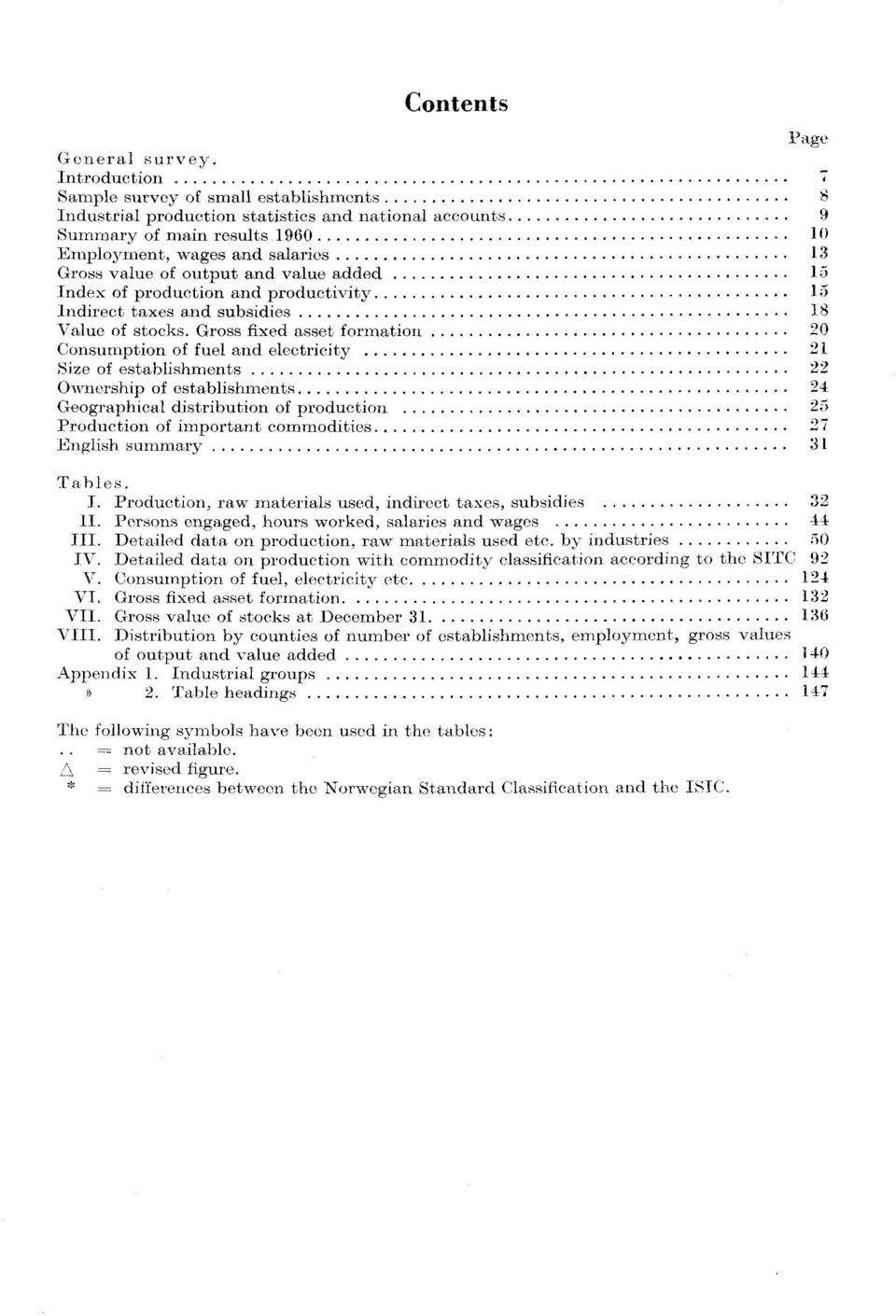 value added 5 Index of production and productivity 5 Indirect taxes and subsidies 8 Value of stocks.