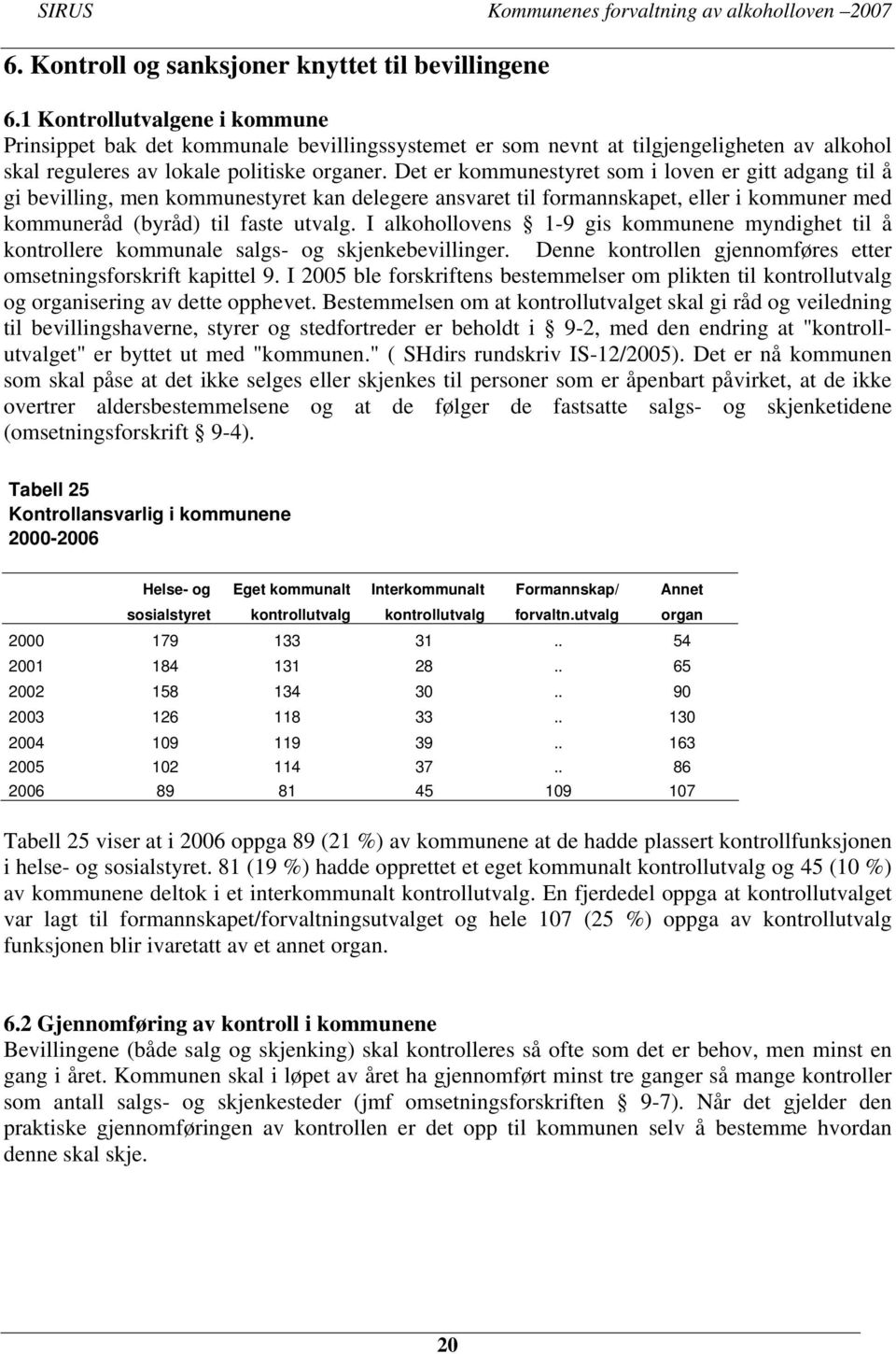 Det er kommunestyret som i loven er gitt adgang til å gi bevilling, men kommunestyret kan delegere ansvaret til formannskapet, eller i kommuner med kommuneråd (byråd) til faste utvalg.