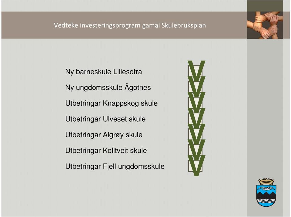 Knappskog skule Utbetringar Ulveset skule Utbetringar